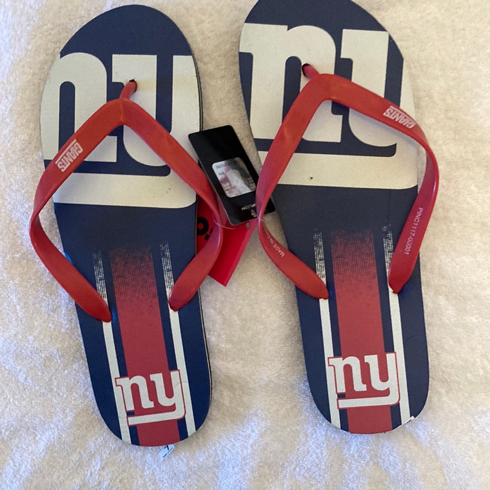 New York Giants NFL sandals